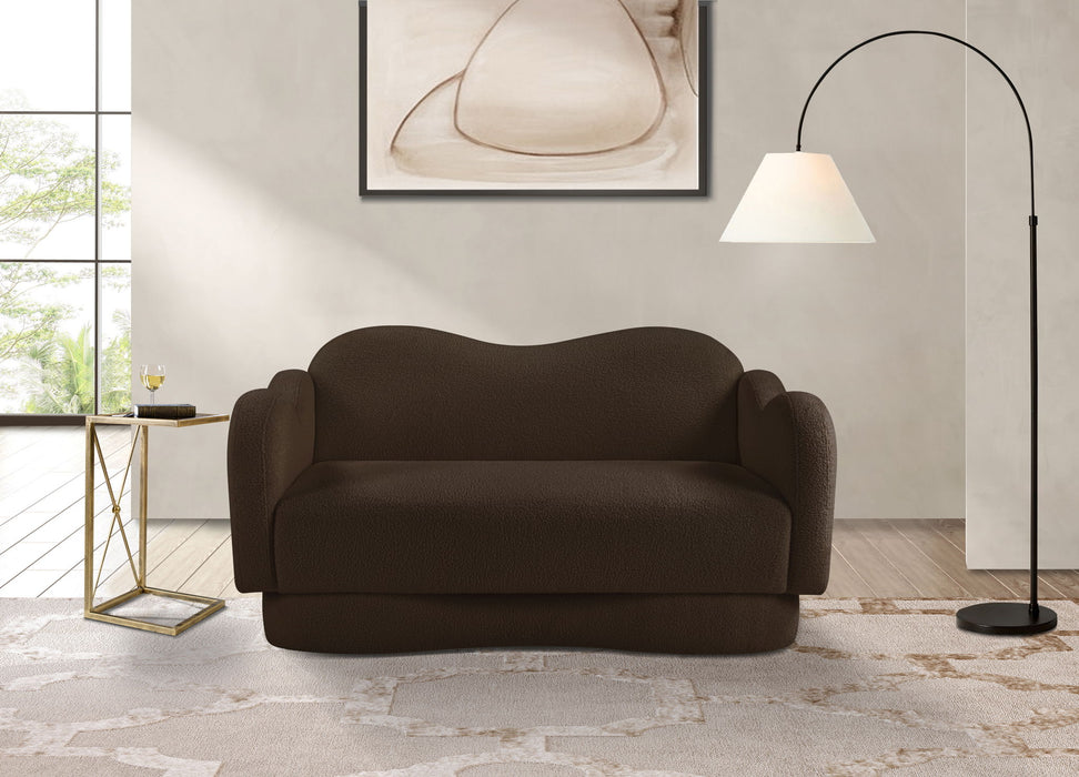 Bloom - Teddy Fabric Loveseat - Simple Home Plus
