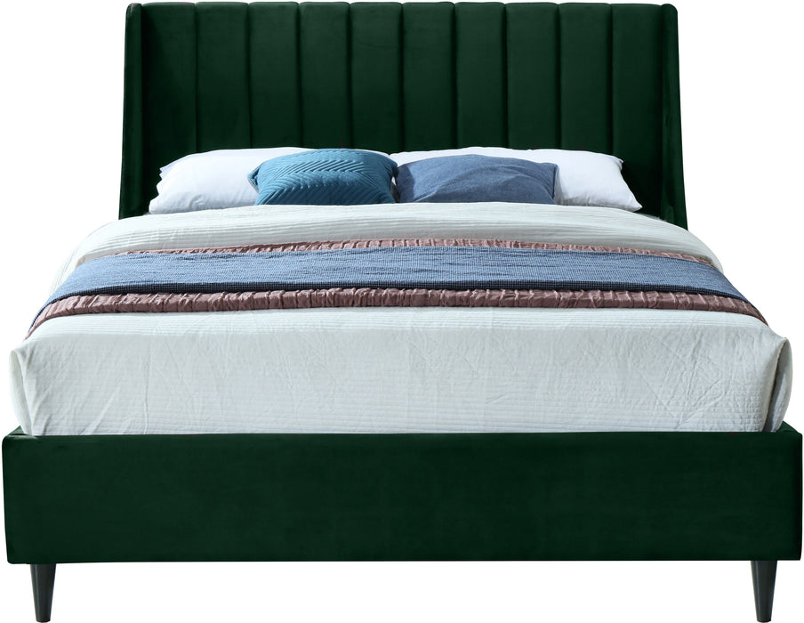 Eva - Velvet Bed - Simple Home Plus