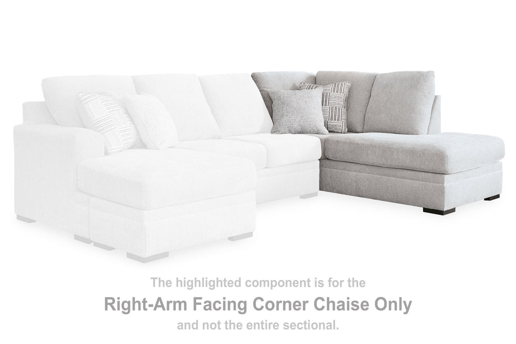 Gabyleigh - Raf Corner Chaise - Nickel - Simple Home Plus