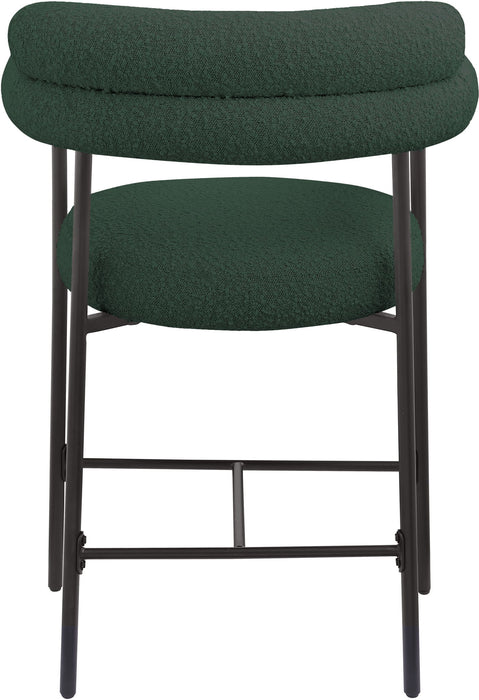 Blake - Counter Stool With Black Base (Set of 2) - Simple Home Plus
