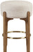 Torino - Backless Counter Stool With Brushed Brown Base (Set of 2) - Simple Home Plus