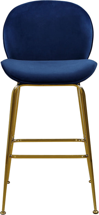 Paris - Stool with Gold Legs (Set of 2) - Simple Home Plus