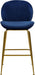 Paris - Stool with Gold Legs (Set of 2) - Simple Home Plus