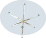 Mercury - Glass Dining Table - Pearl Silver - Simple Home Plus