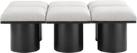 Pavilion - 6 Piece Modular Bench With Black Base - Simple Home Plus