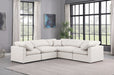 Indulge - Faux Leather 5 Piece Modular Corner Sectional - Simple Home Plus