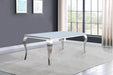Carone - Rectangular Glass Top Dining Table - Simple Home Plus