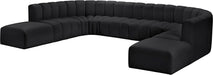 Arc - Faux Leather Modular Sectional - Simple Home Plus