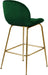 Paris - Stool with Gold Legs (Set of 2) - Simple Home Plus