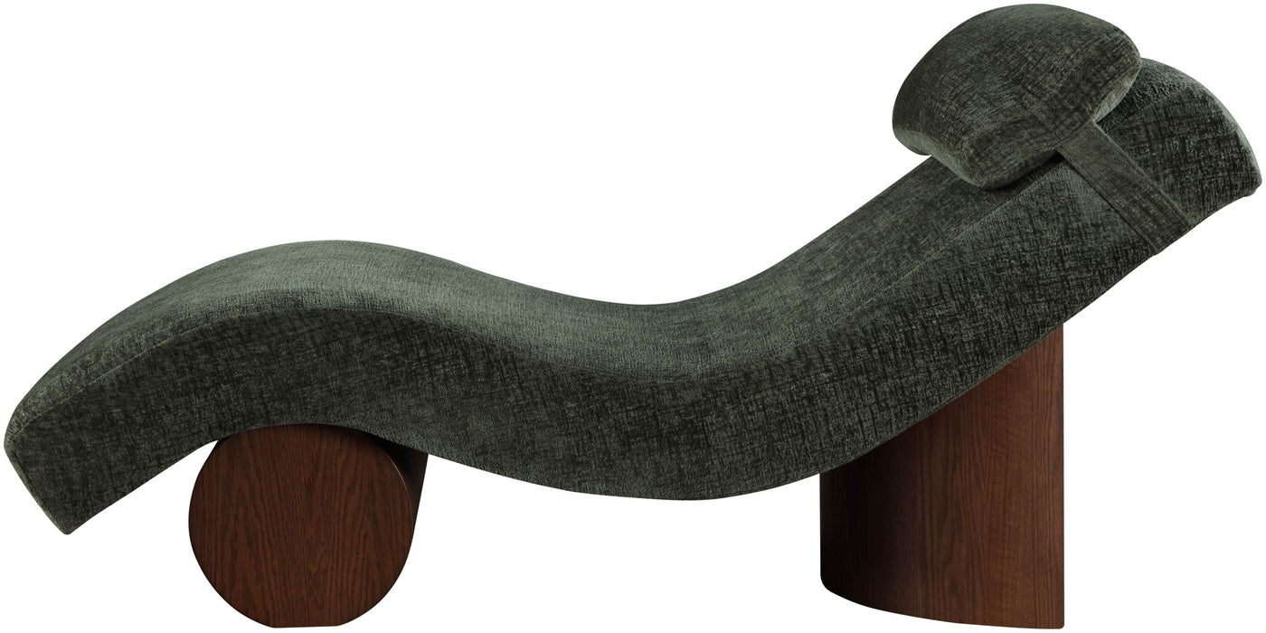 Marcella - Chaise Lounge - Walnut Base - Simple Home Plus