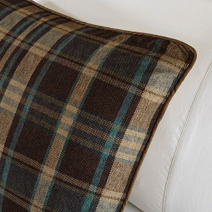 Hadley Plaid - Twin Oversized Cozy Spun Comforter Set - Multi - Simple Home Plus