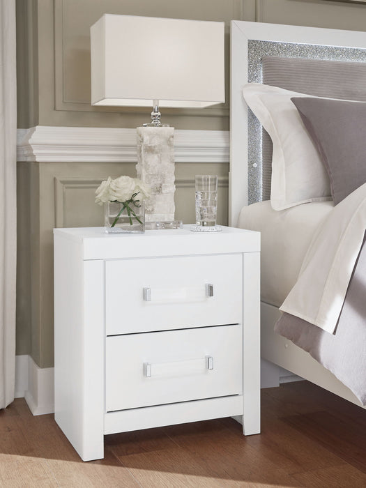 Maeling - Two Drawer Night Stand - Simple Home Plus