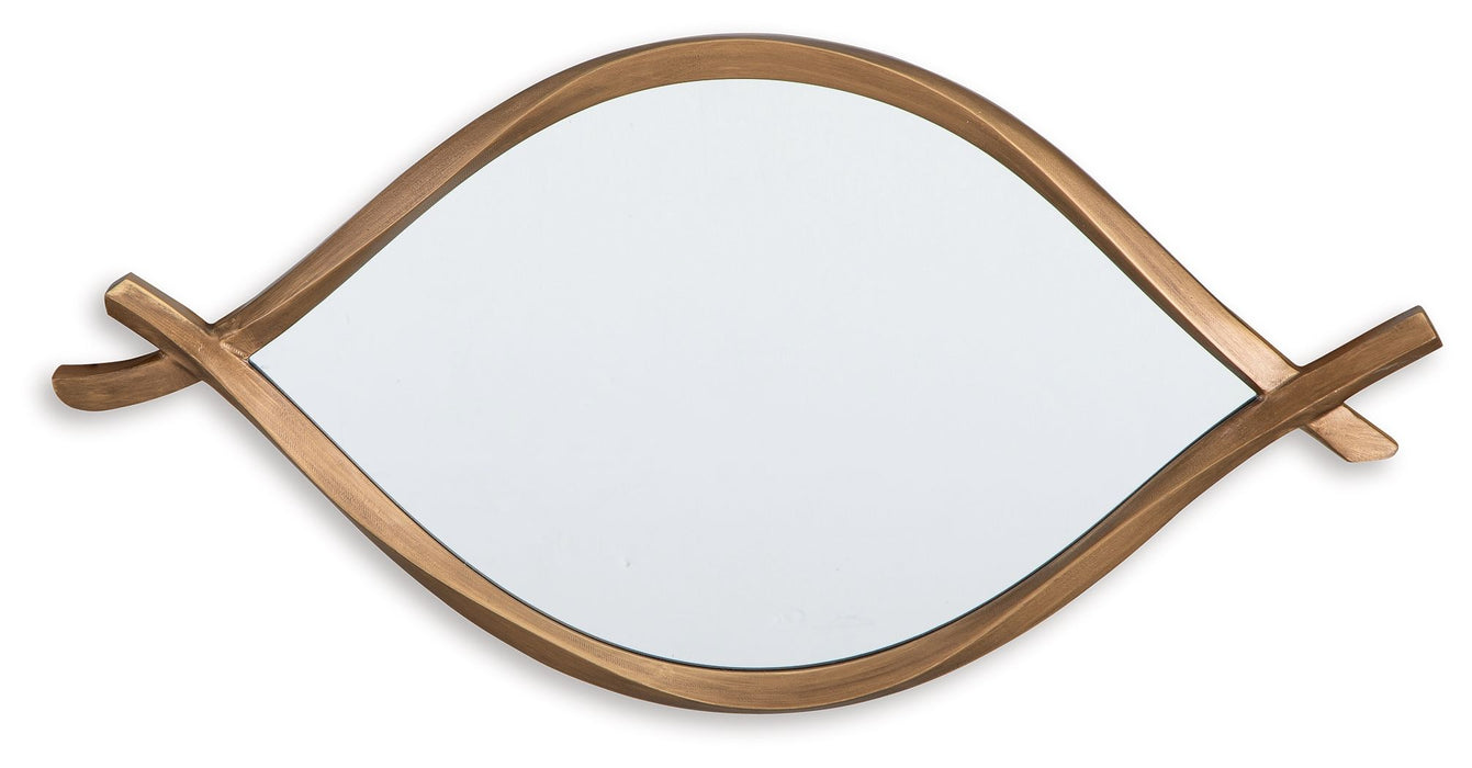 Bartner - Antique Gold Finish - Accent Mirror - Simple Home Plus