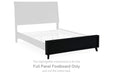 Danziar - Full Panel Footboard - Black - Simple Home Plus