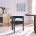 Romeo - Boucle Dining Chair With Black Base (Set of 2) - Simple Home Plus