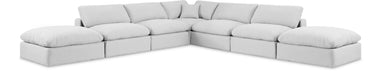Comfy - 7 Piece Linen Modular Corner Sectional - Simple Home Plus