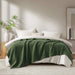Waffle Weave - King Cotton Blanket - Olive Green - Simple Home Plus