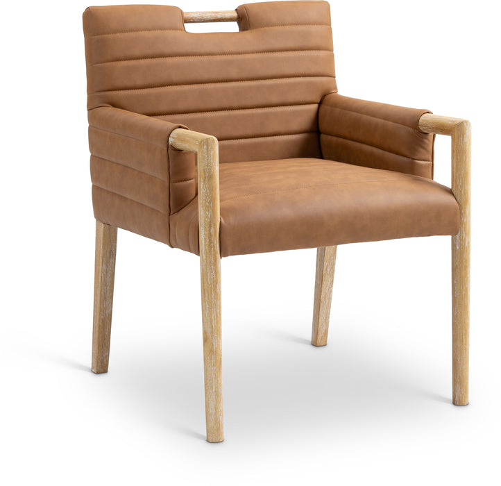 Aimee - Dining Arm Chair - Light Brown Legs - Simple Home Plus