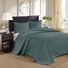 Quebec - 3 Piece King Reversible Bedspread Set - Balsam Green - Simple Home Plus