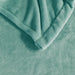 Heated Plush - Queen Blanket - Aqua - Simple Home Plus