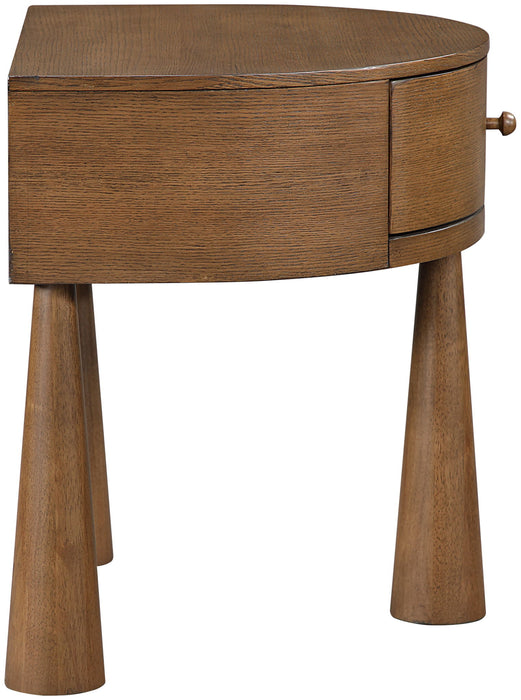 Oasis - Acacia Veneer And Solid Wood Night Stand - Simple Home Plus