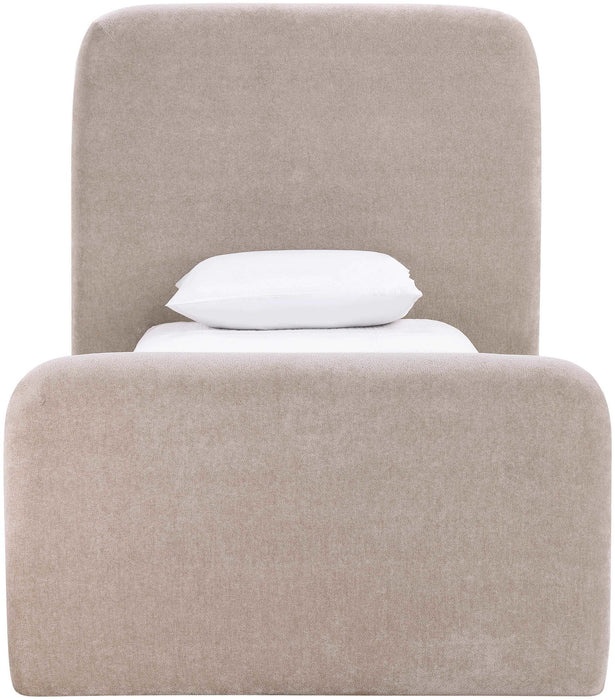 Fira - Chenille Fabric Upholstered Bed - Simple Home Plus
