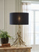 Josney - Antique Gold Finish - Metal Table Lamp - Simple Home Plus