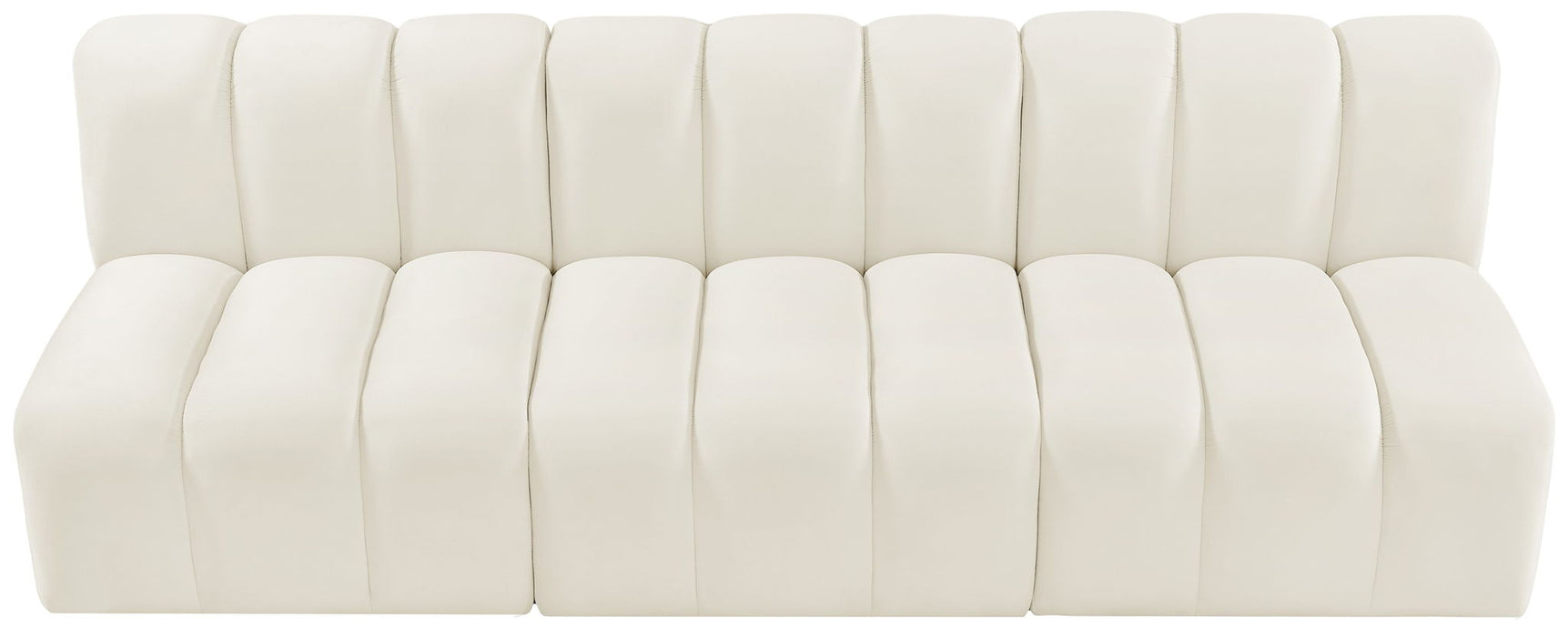 Arc - Velvet 3 Seats Modular Sofa - Simple Home Plus