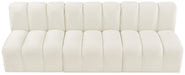 Arc - Velvet 3 Seats Modular Sofa - Simple Home Plus