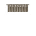 Emilia - Lightweight Valance With Beads - Pewter - Simple Home Plus