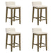 Annikah - Modern Transitional Wood Counter Height Kitchen Bar Stool - Simple Home Plus