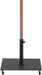 Fiji - Aluminum Patio Umbrella With Square Black And Teak Base - Simple Home Plus