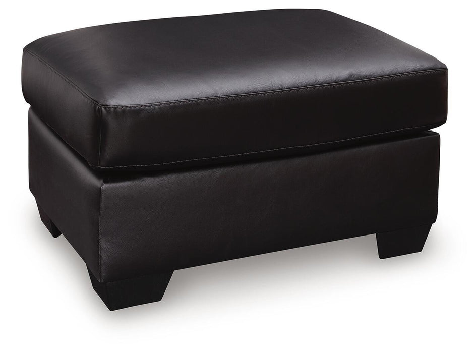 Glennbre - Ottoman - Midnight - Simple Home Plus
