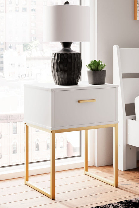 Socalle - One Drawer Night Stand - Simple Home Plus