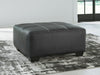 Brixley Pier - Graphite - Oversized Accent Ottoman - Simple Home Plus