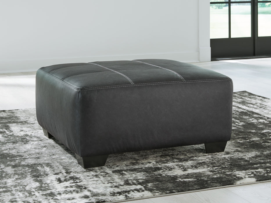 Brixley Pier - Graphite - Oversized Accent Ottoman - Simple Home Plus