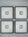 Dallbourne - White / Gold Finish - Wall Art Set (Set of 4) - Simple Home Plus