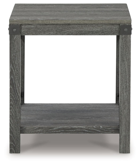 Freedan - Square End Table - Grayish Brown - Simple Home Plus