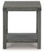 Freedan - Square End Table - Grayish Brown - Simple Home Plus