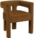 Athena - Velvet Dining Chair - Saddle - Simple Home Plus