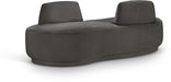 Argyle - Chenille Fabric Chaise / Loveseat - Simple Home Plus