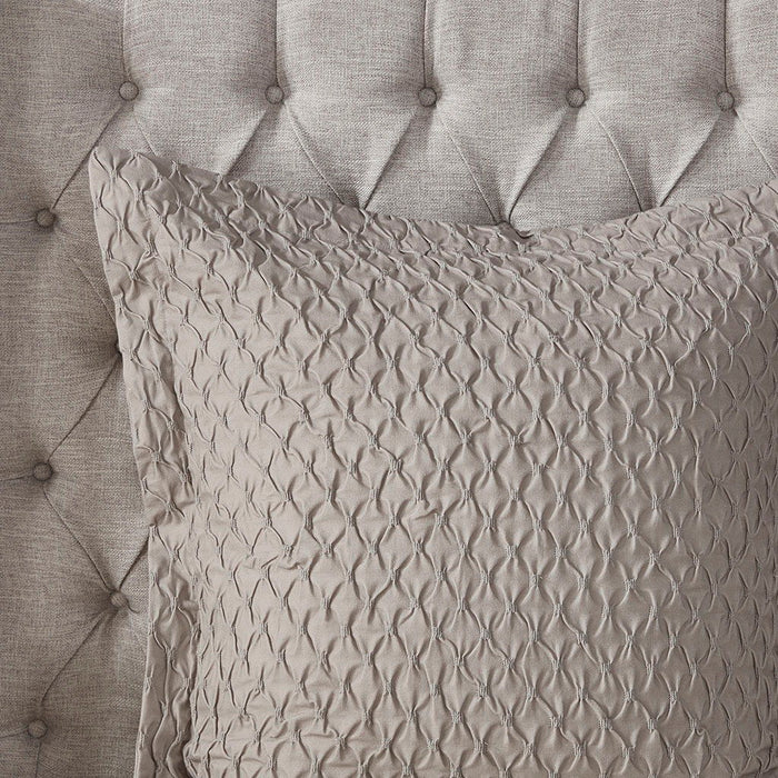 Sanctuary - King Comforter King 9 Piece Set - Taupe / Gold - Simple Home Plus