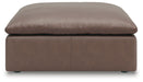 Whitehaven - Oversized Accent Ottoman - Brown - Simple Home Plus