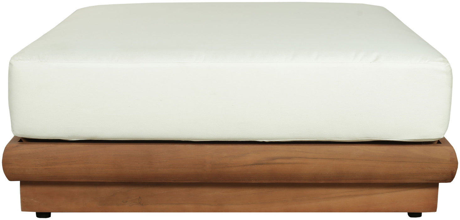 Mirella - Water Resistant Fabric Upholstered Outdoor Patio Modular Ottoman - Simple Home Plus