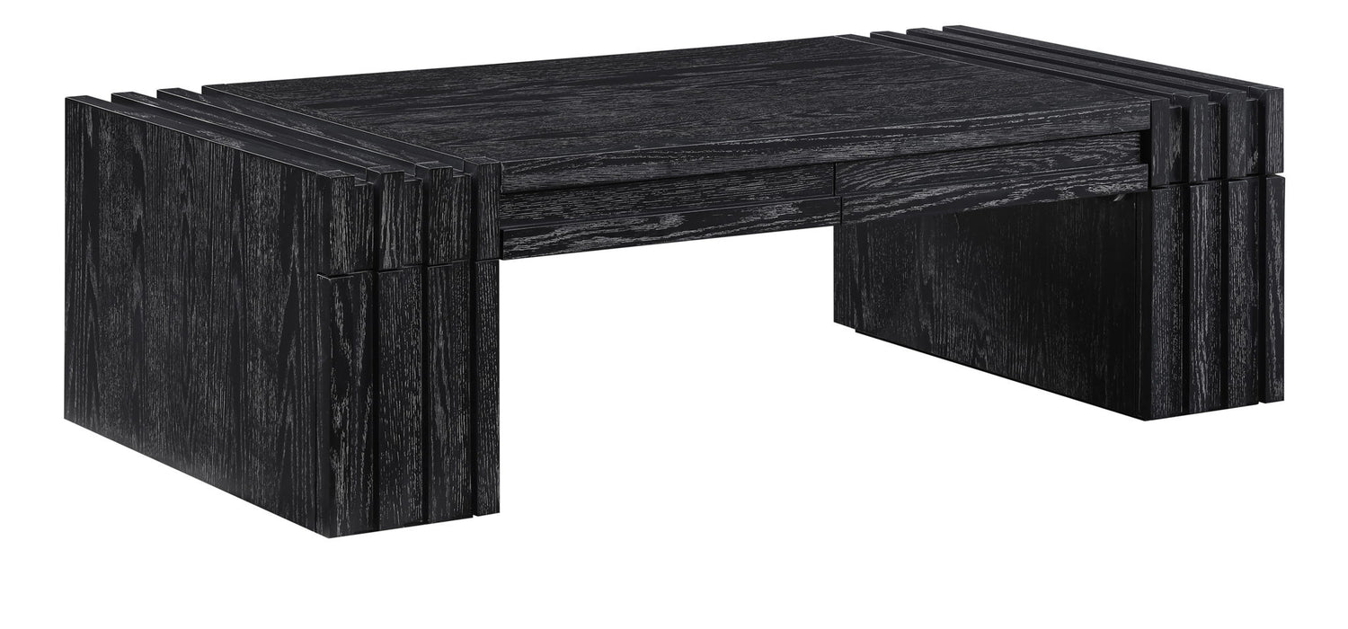 Stanton - Oak Veneer And Solid Wood Table - Simple Home Plus