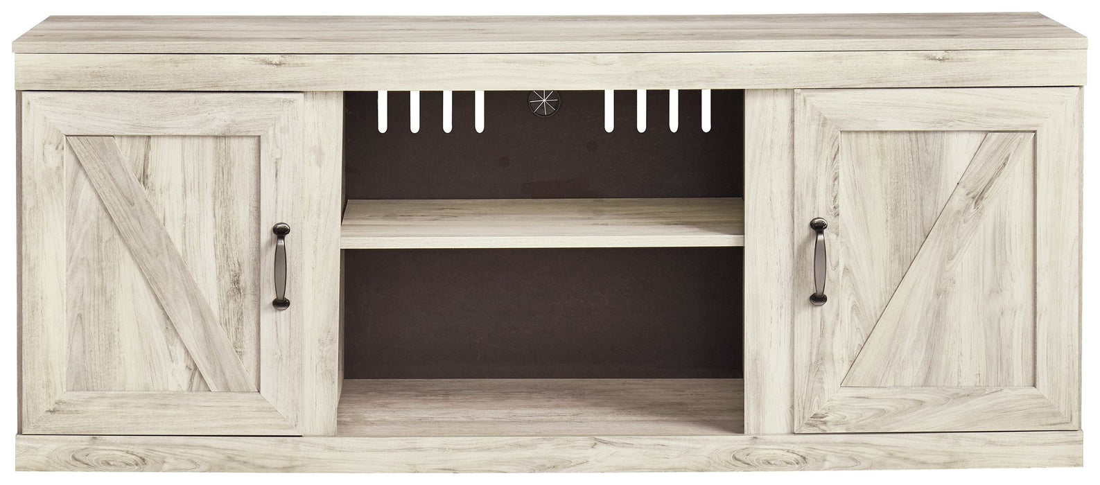 Bellaby - TV Stand W/Fireplace Option - Simple Home Plus