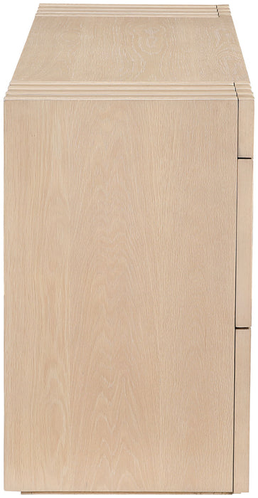 Stanton - Oak Veneer And Solid Wood Table - Simple Home Plus