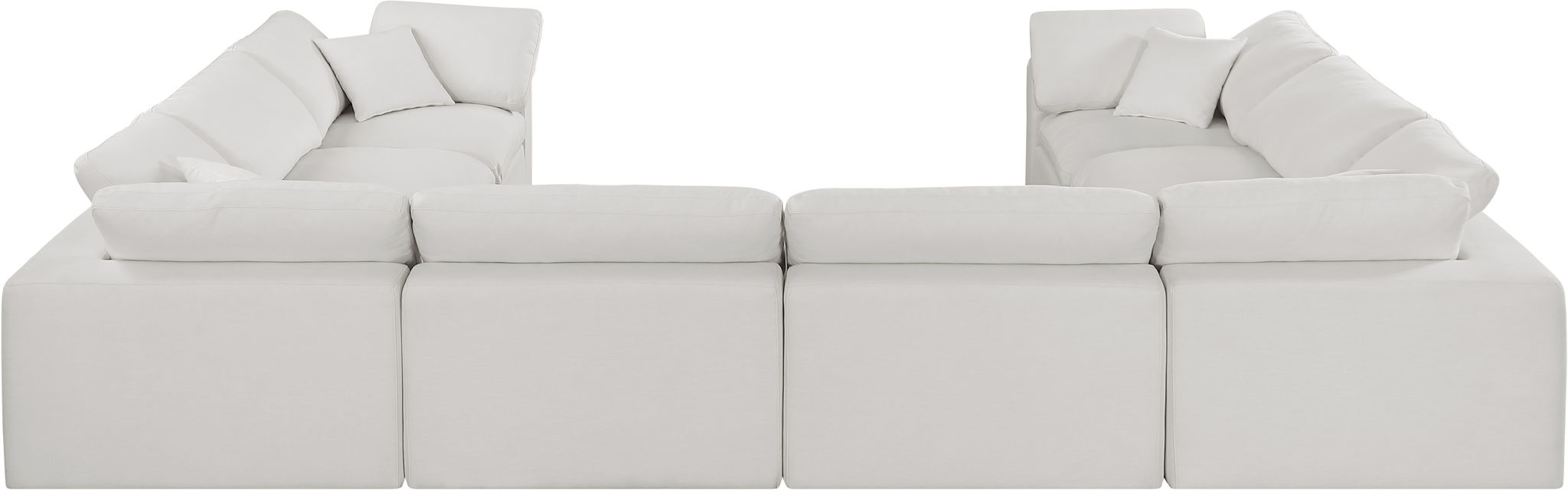 Comfy - 8 Piece Linen Modular Sectional - Simple Home Plus