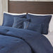 Perry - Queen Oversized Denim Comforter Set - Blue - Simple Home Plus
