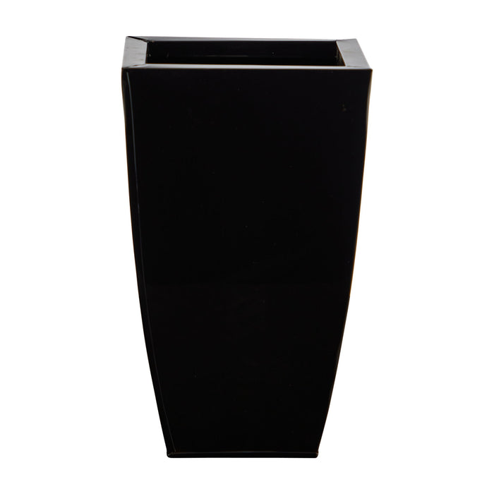 13" Tapered Square Metal Planter
